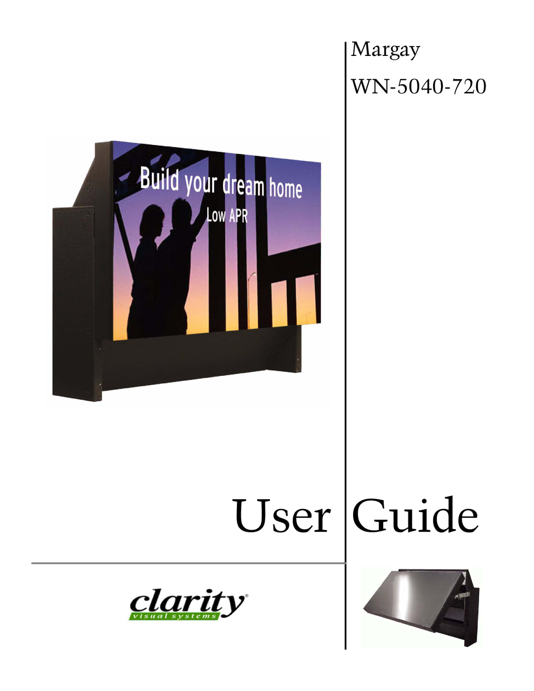 Clarity WN-5040-720 manual User Guide 