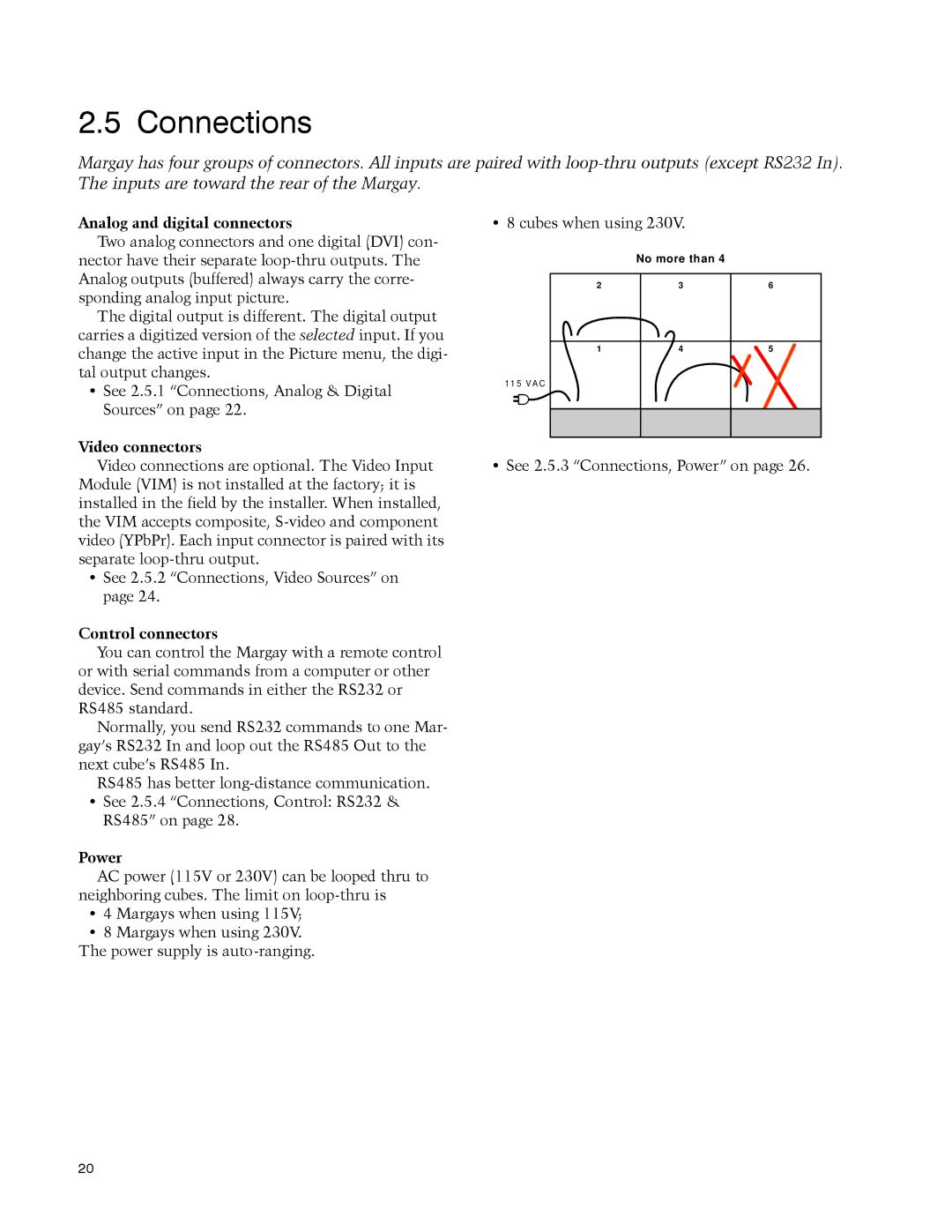 Clarity WN-5040-720 manual Connections 