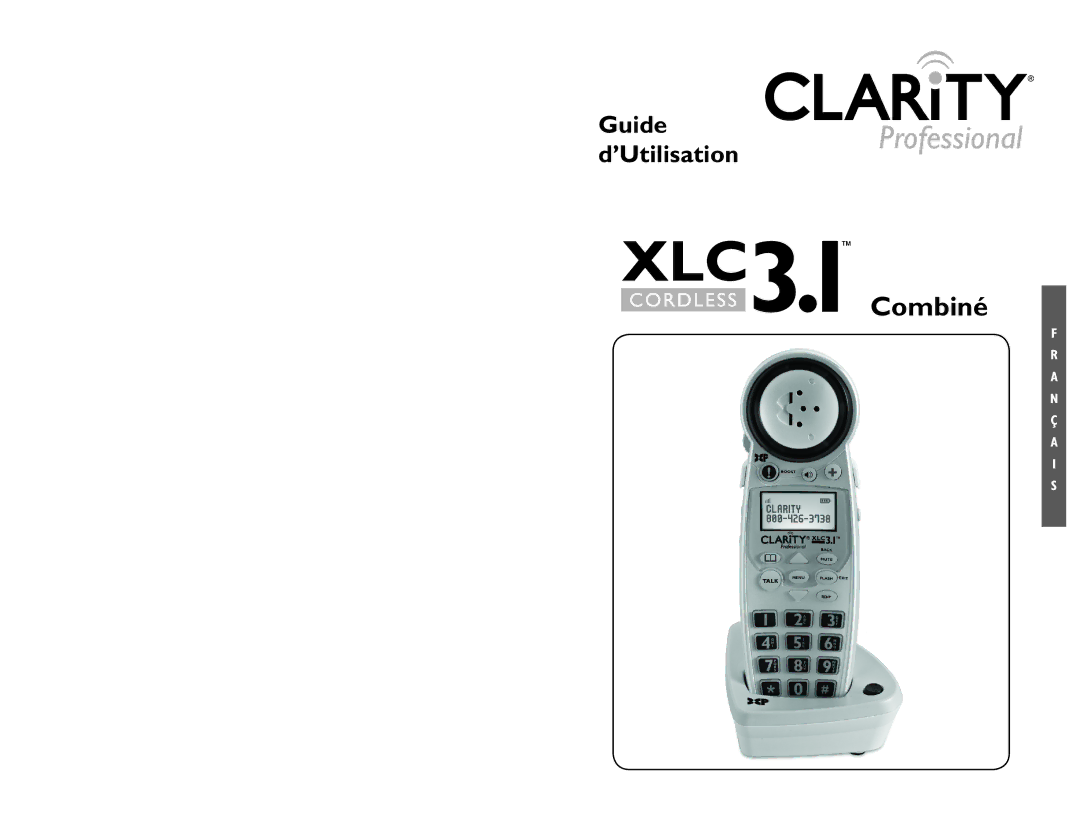 Clarity XLC 3.1 manual Combiné 