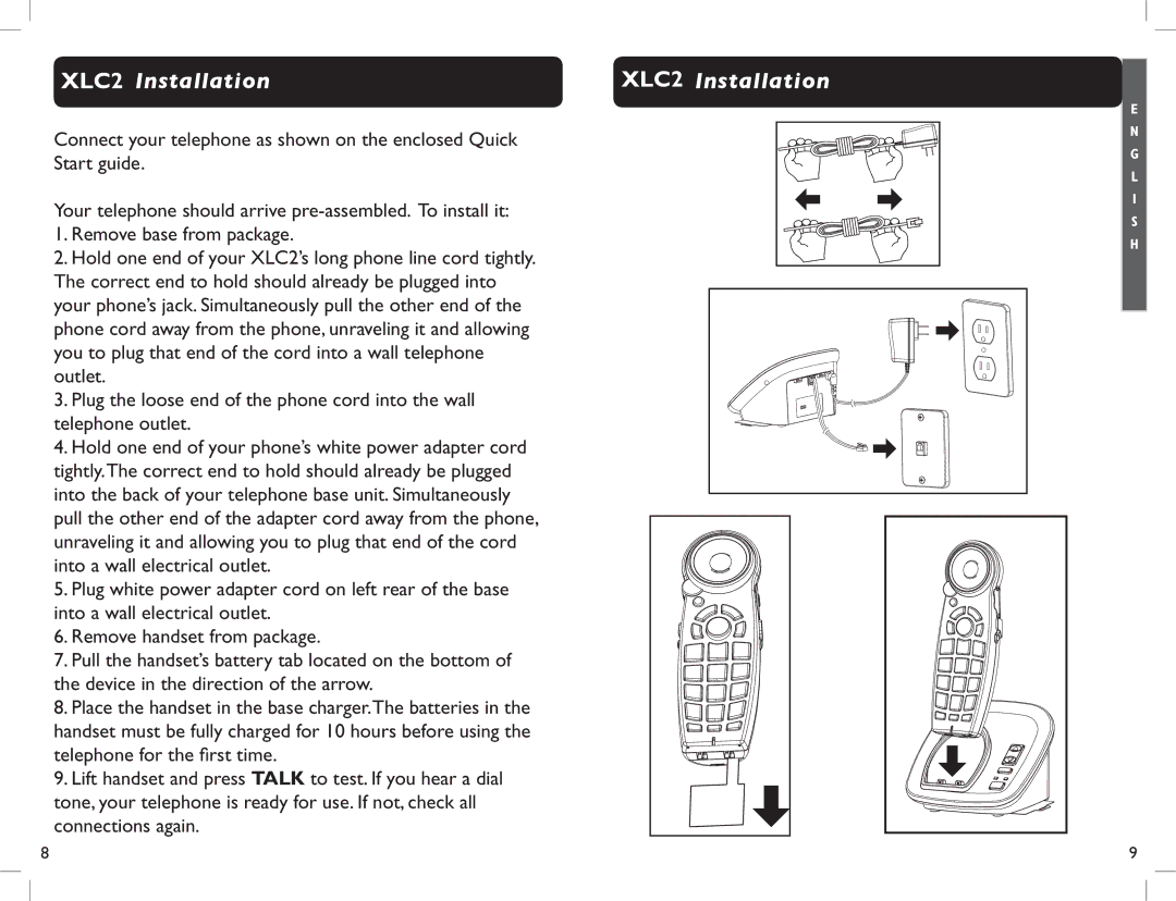 Clarity manual XLC2 Installation 