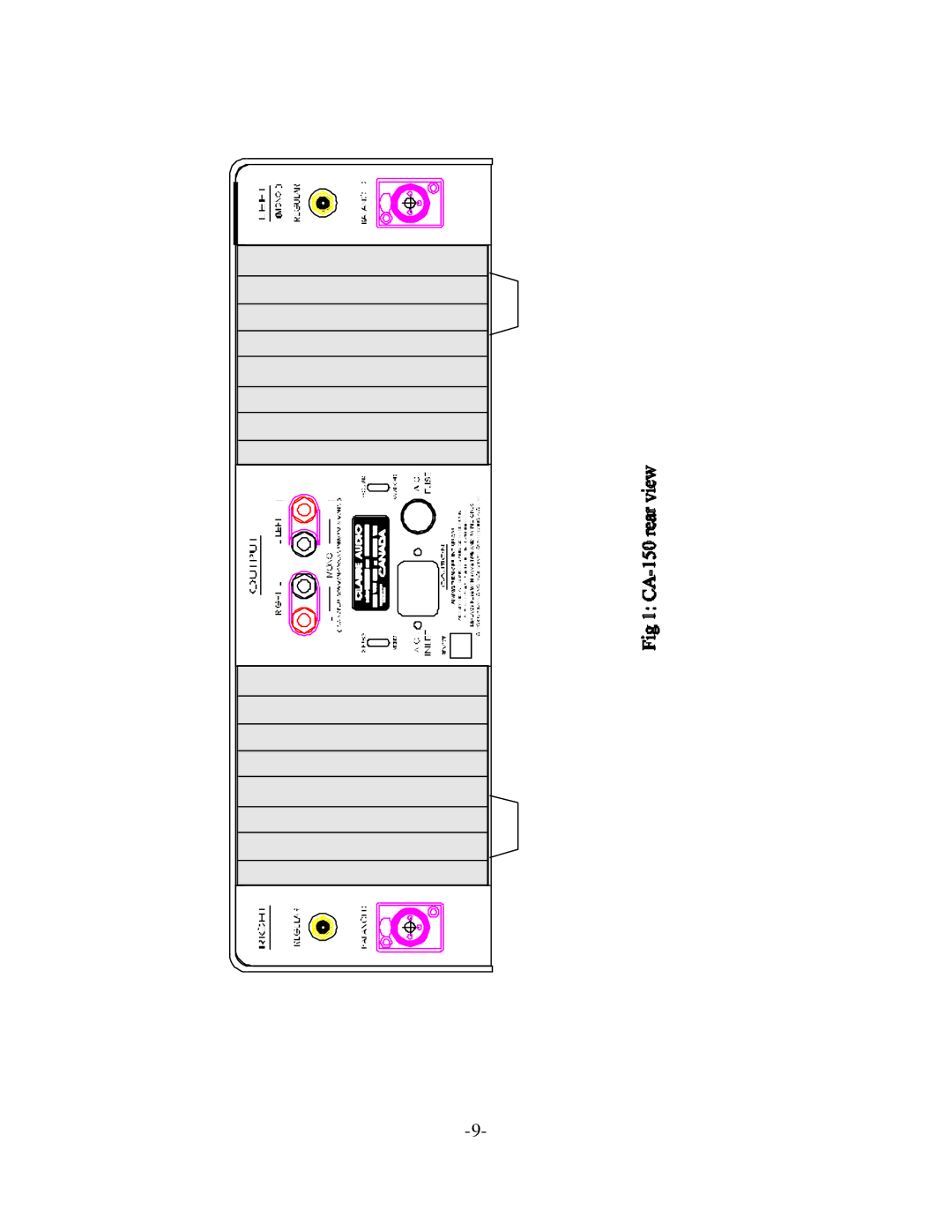 Classe Audio CA-150 owner manual 