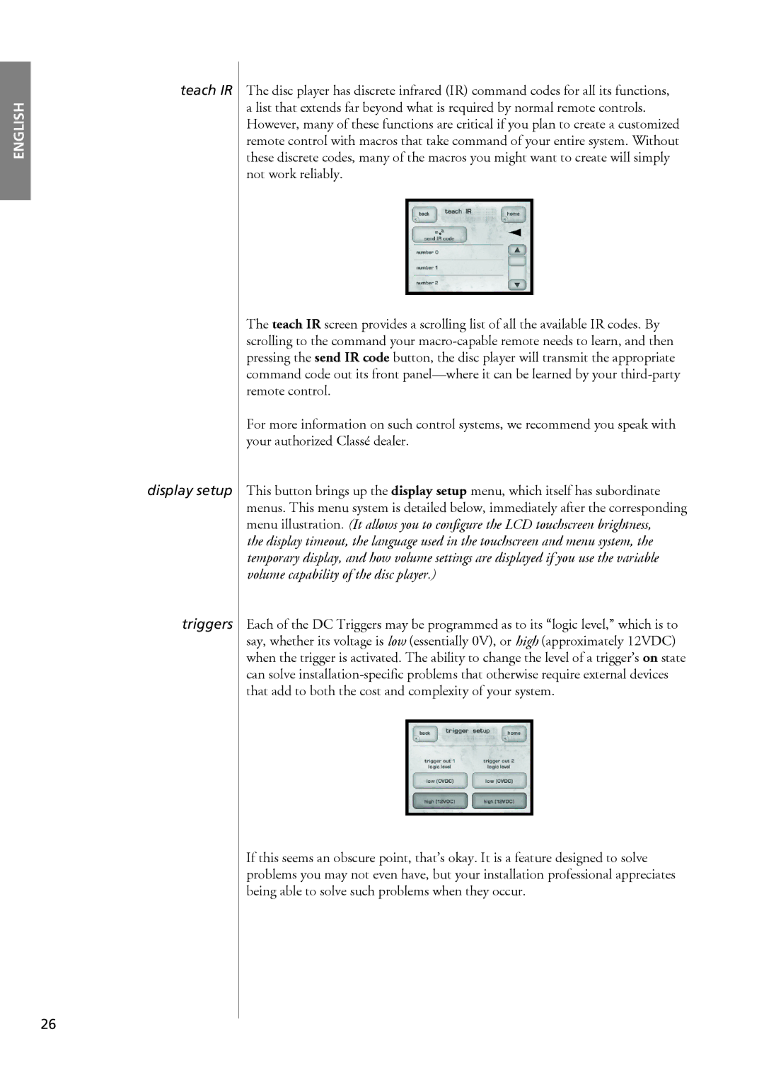 Classe Audio CDP-102 owner manual English 