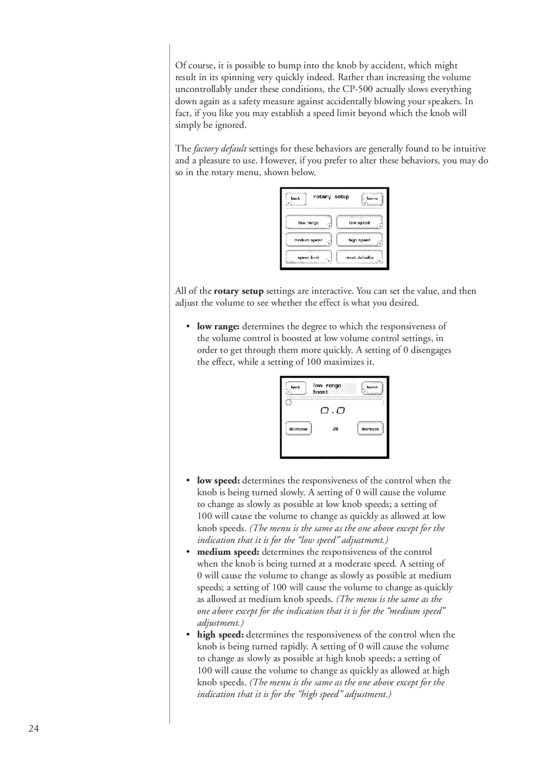 Classe Audio CP-500 owner manual 