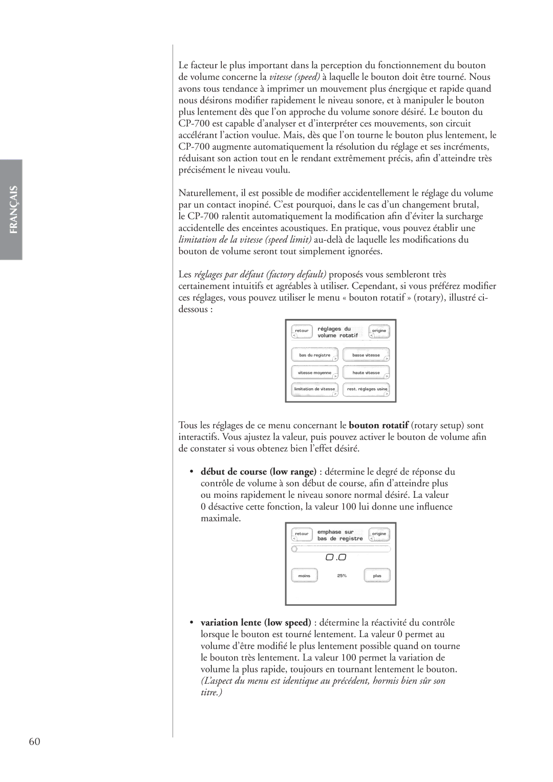 Classe Audio cp-700 owner manual Français 