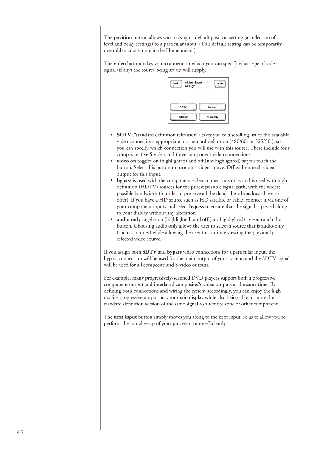 Classe Audio SSP-300 owner manual 