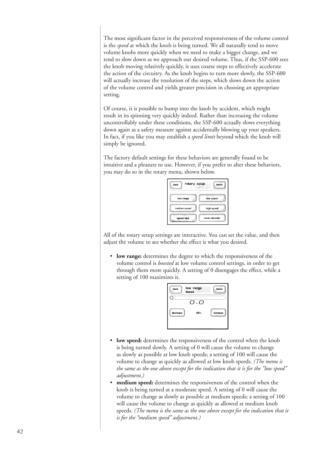 Classe Audio SSP-600 owner manual 