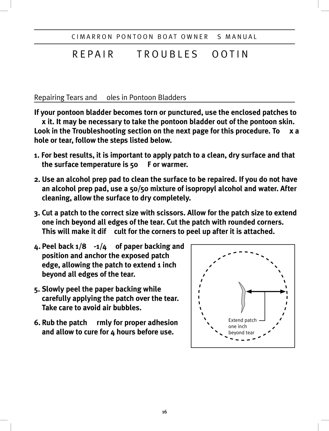 Classic Crafts Cimarron owner manual P a I R & Troubleshooting 