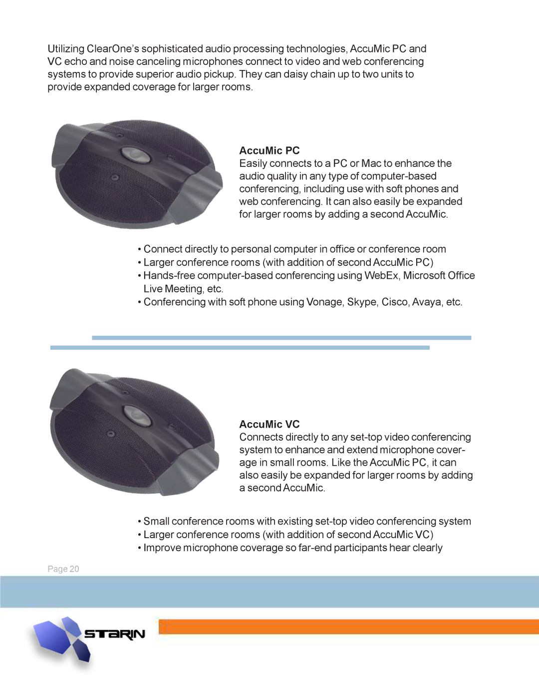 ClearOne comm Audio Conferencing manual 