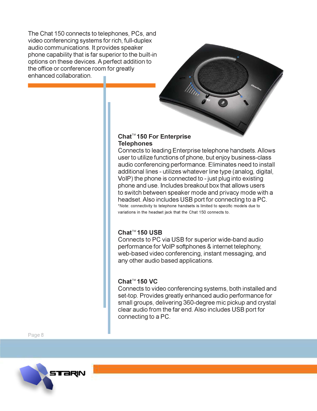 ClearOne comm Audio Conferencing manual Variations in the headset jack that the Chat 150 connects to 