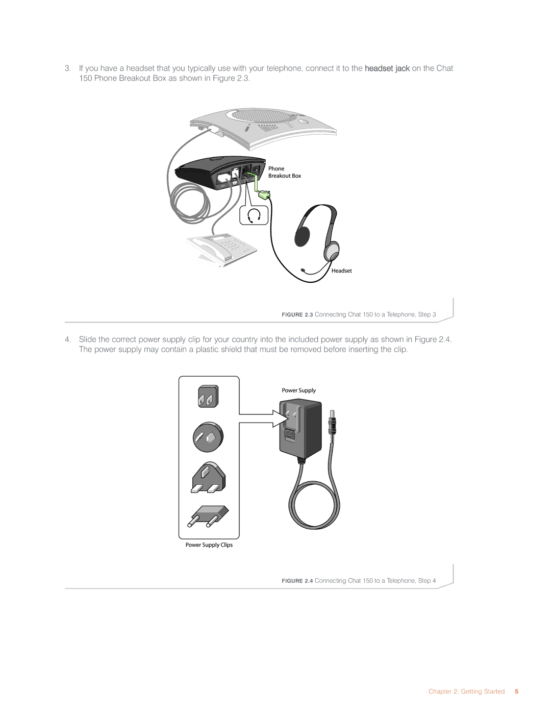 ClearOne comm CHAT 150 user manual Getting Started 