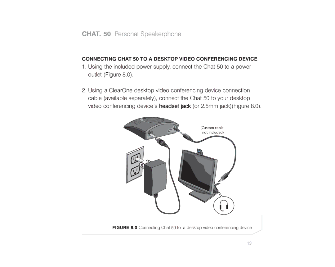 ClearOne comm quick start Chat 50 Personal Speakerphone 