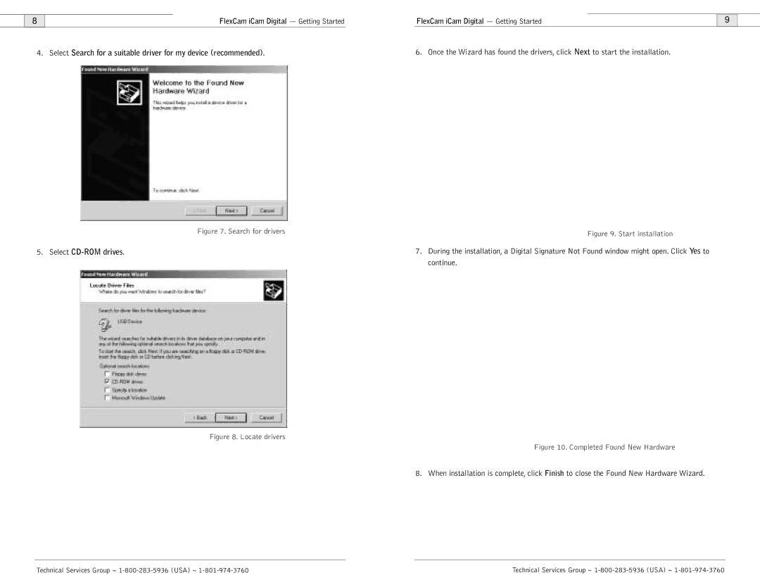 ClearOne comm FlexCam user manual Search for drivers, Select CD-ROM drives 