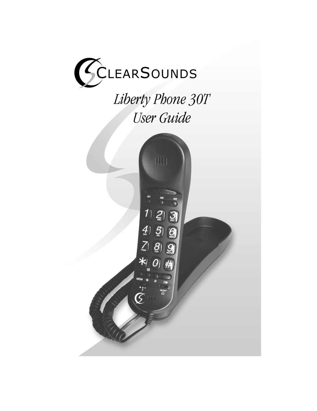 ClearSounds 30T manual 