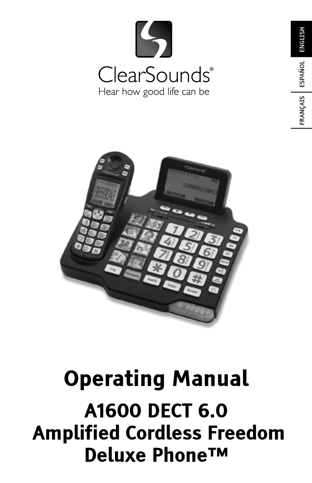 ClearSounds A1600 manual Operating Manual 