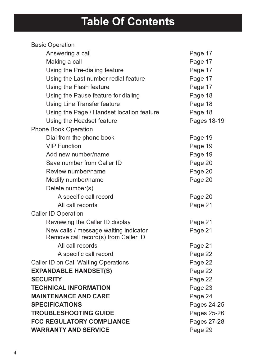 ClearSounds A50 user manual Troubleshooting Guide 