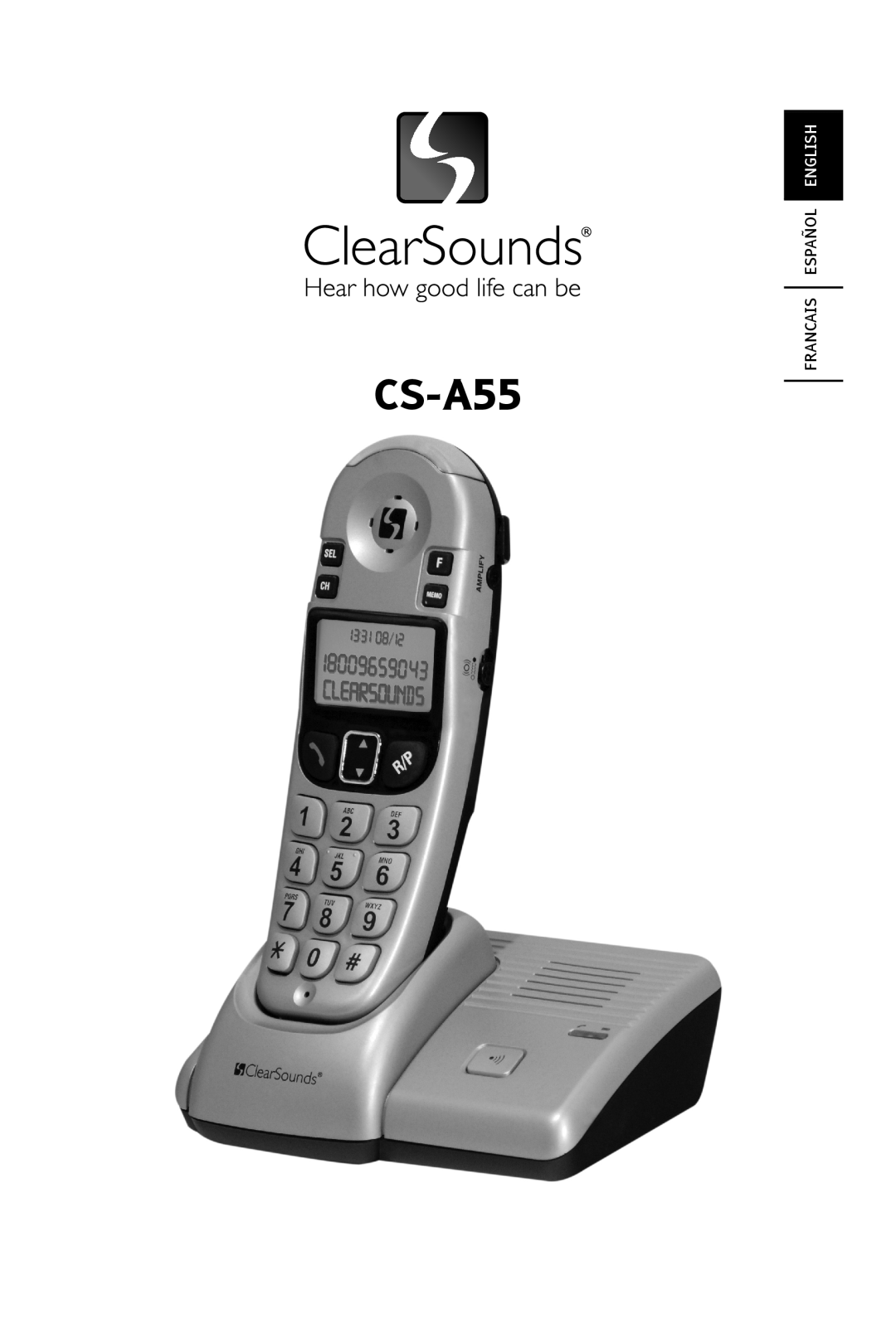 ClearSounds CS-A55 manual Francais Español English 