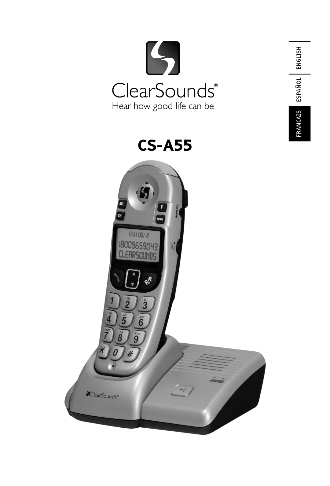 ClearSounds CS-A55 manual Francais Español English 