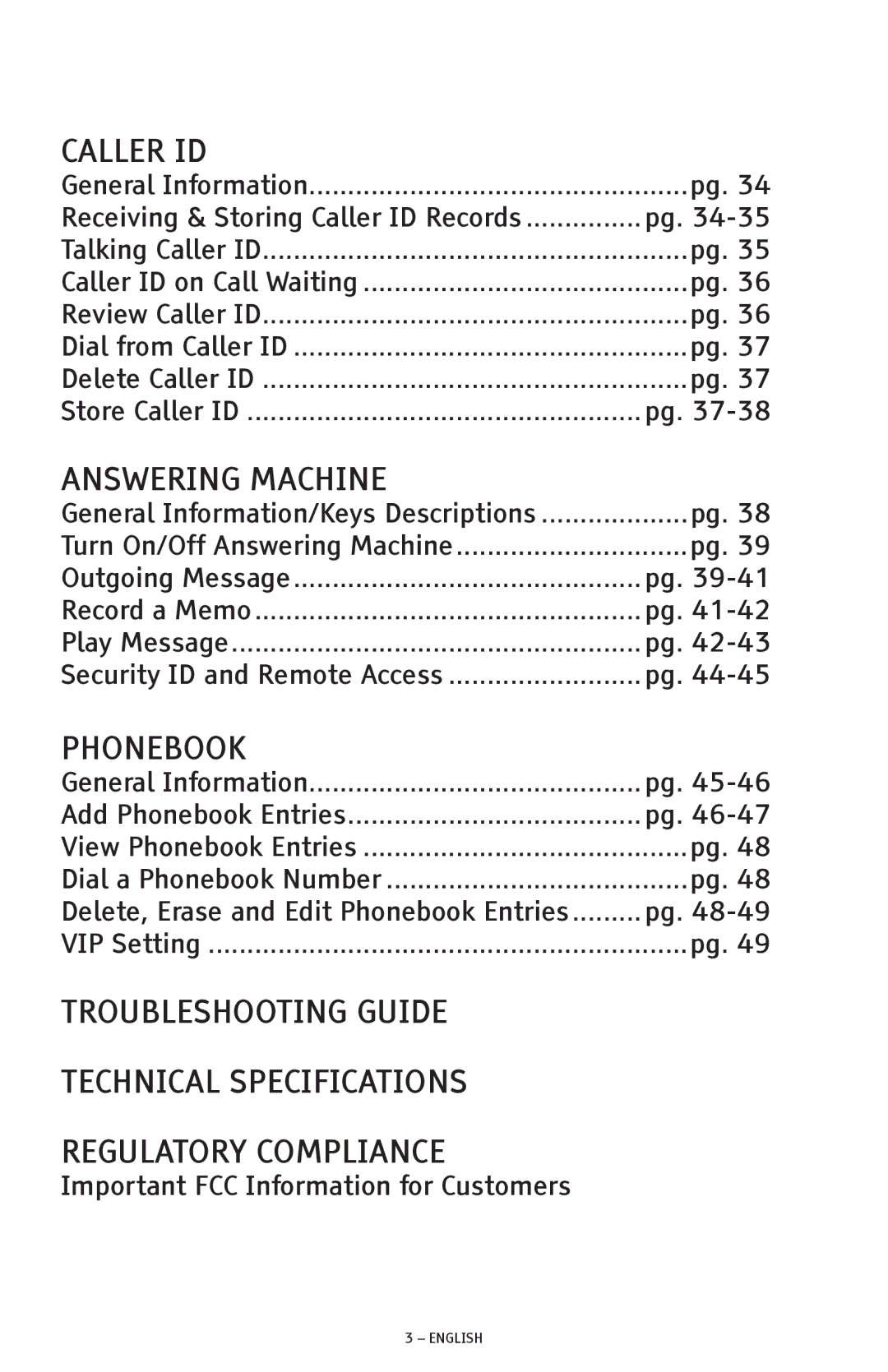 ClearSounds CSC1000 manual Caller ID 