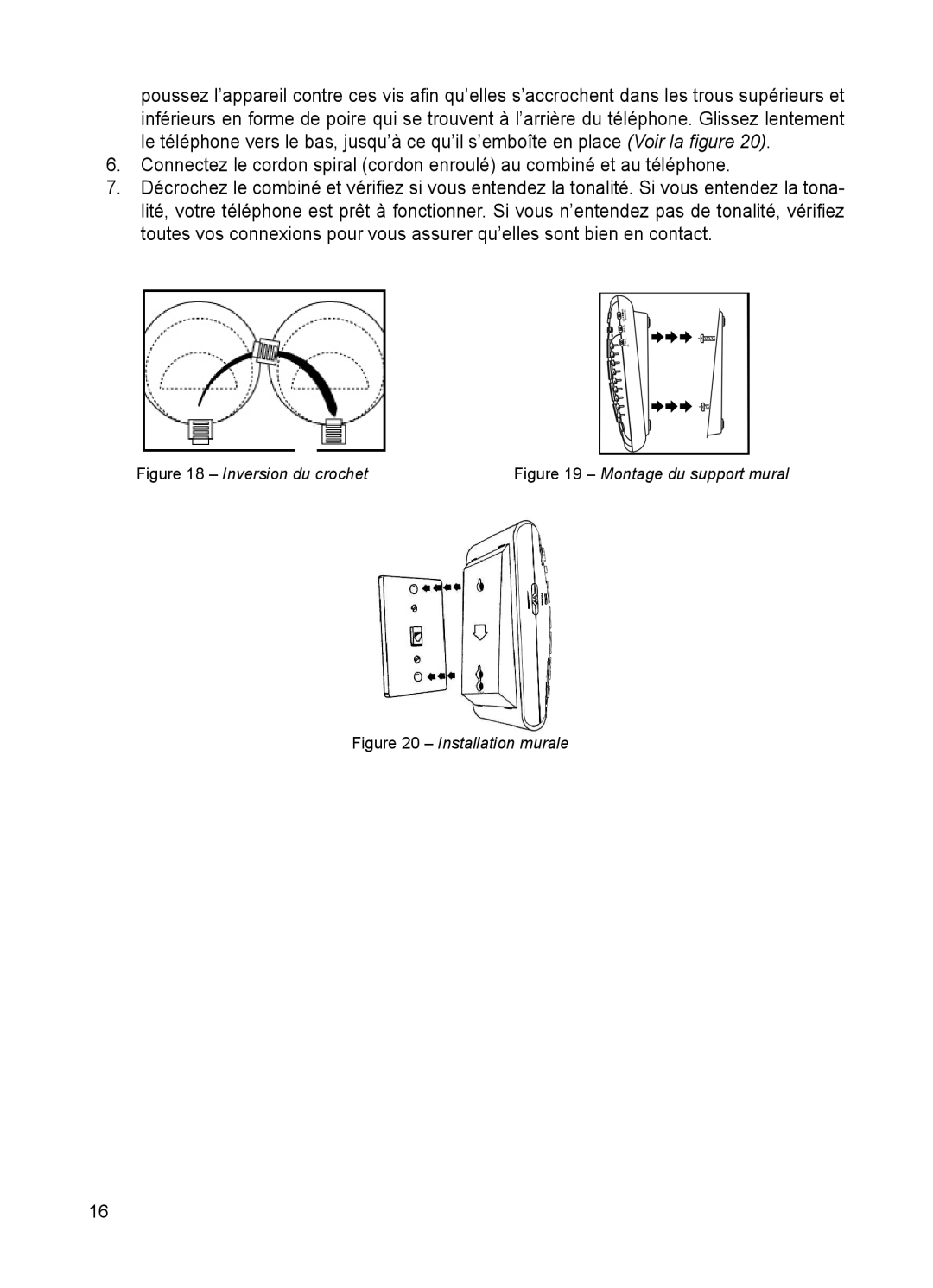 ClearSounds CSC50 user manual Inversion du crochet 