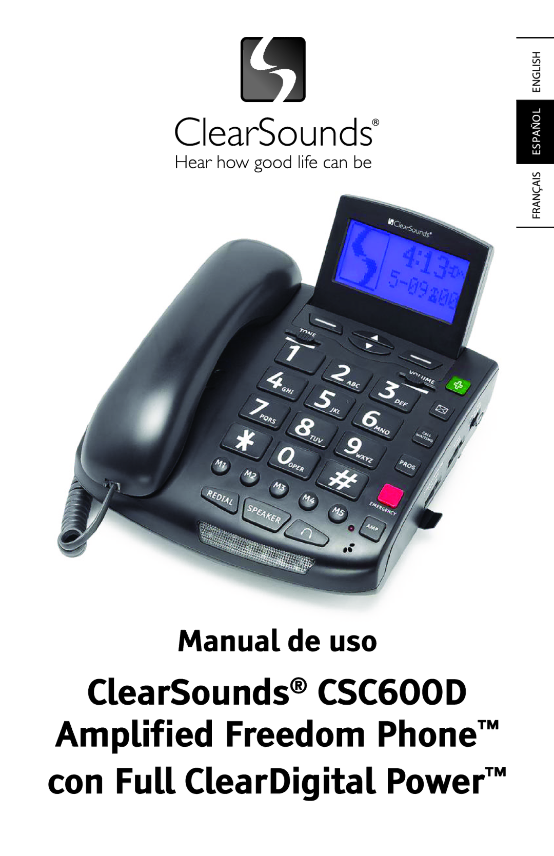 ClearSounds CSC600D manual Manual de uso 