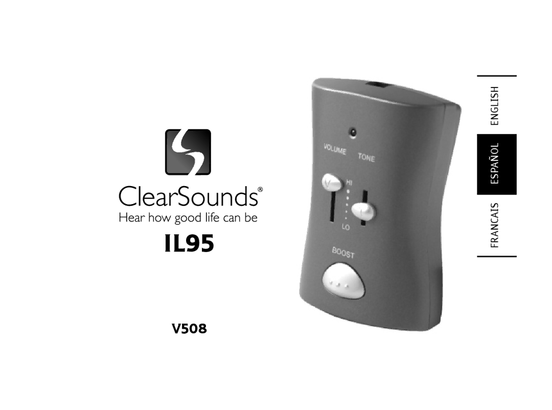 ClearSounds V508, IL95 manual Español 