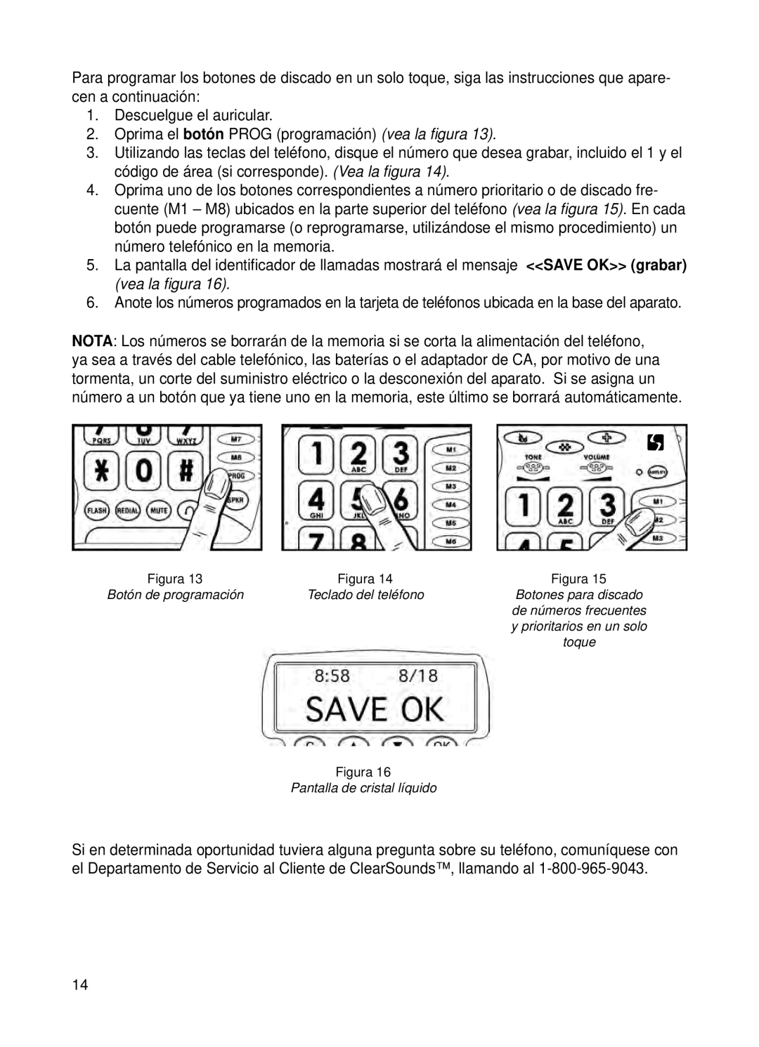 ClearSounds v407 user manual Toque 