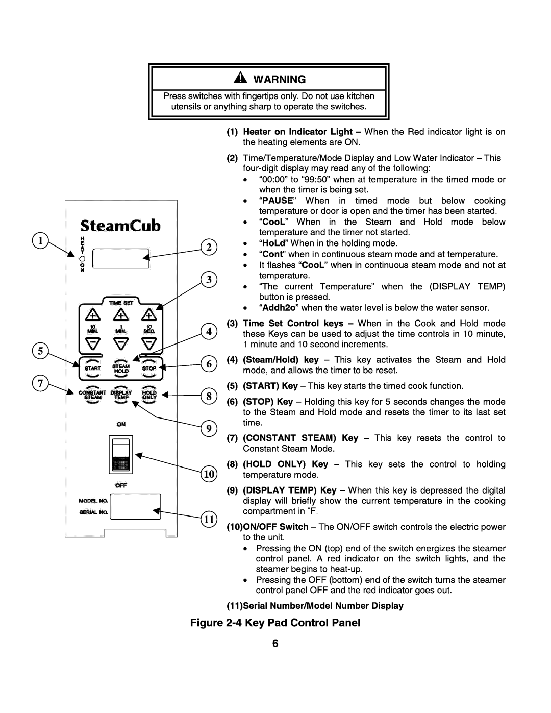 Cleveland Range 1SCE-OPM, 1SCEMCS manual 