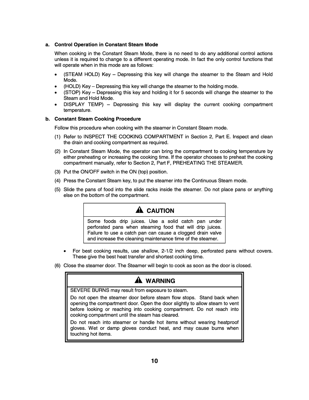 Cleveland Range 1SCE-OPM, 1SCEMCS manual 