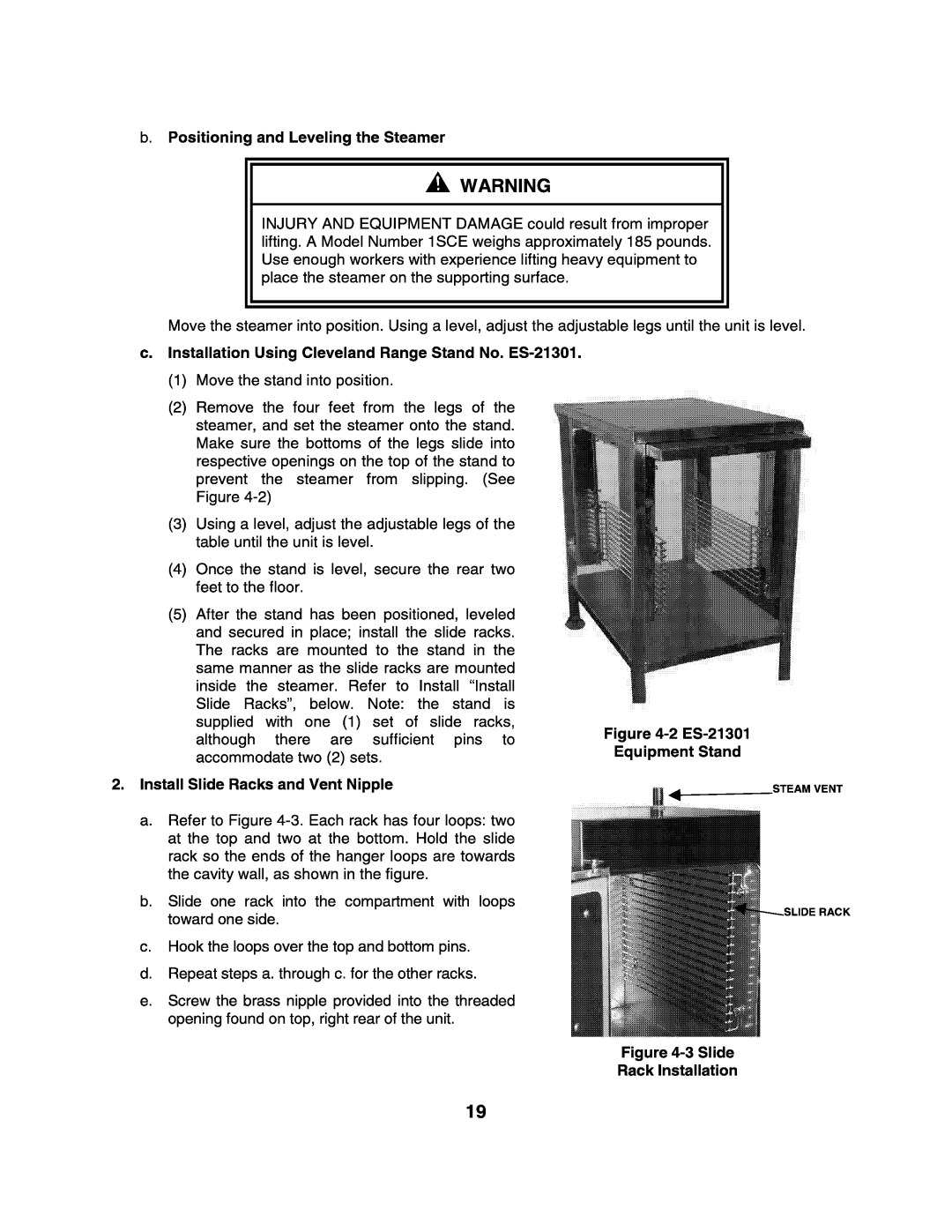 Cleveland Range 1SCEMCS, 1SCE-OPM manual 