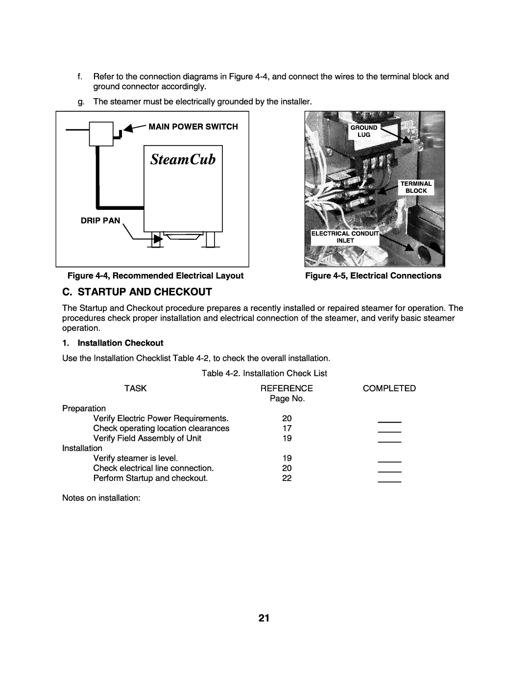 Cleveland Range 1SCEMCS, 1SCE-OPM manual 