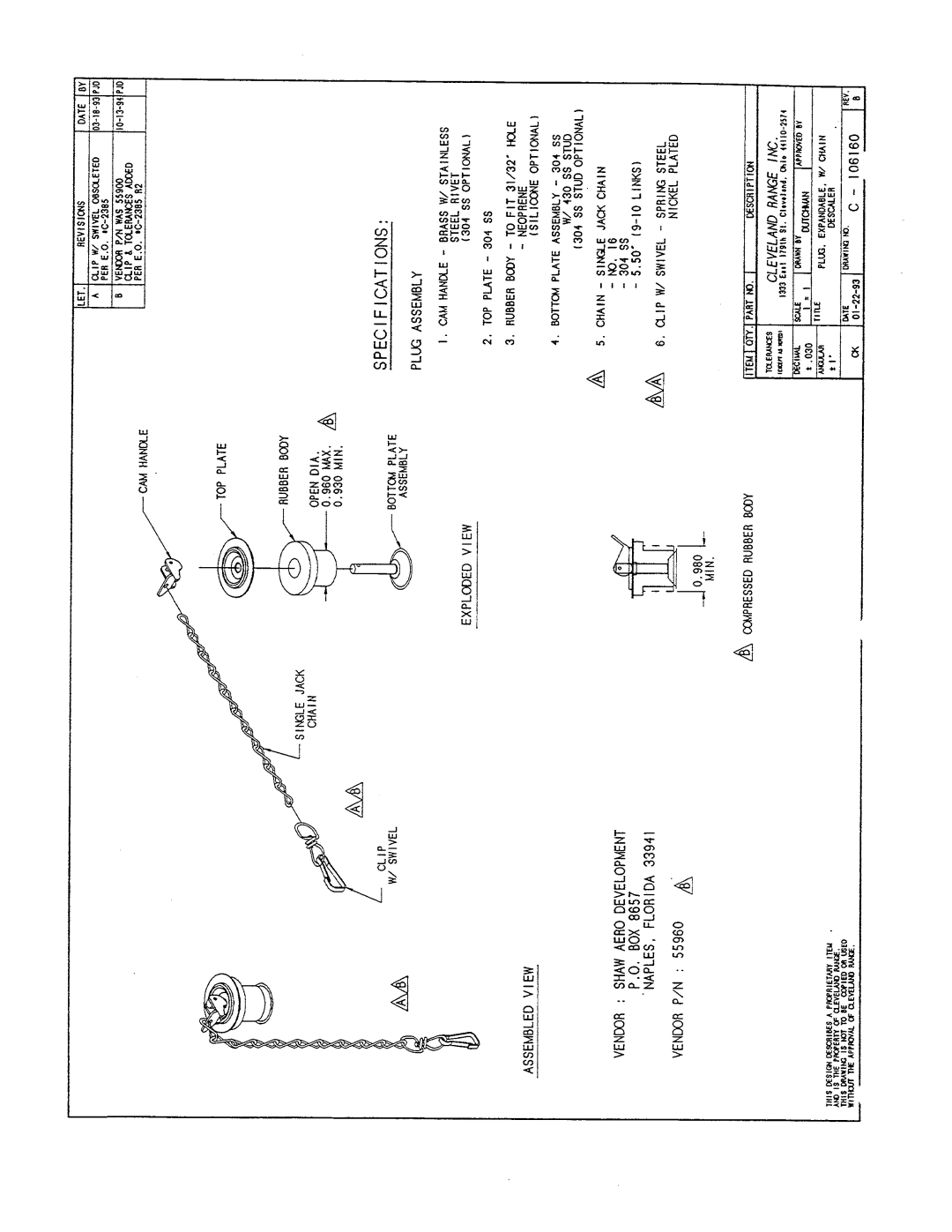 Cleveland Range 21-CGA-5 manual 