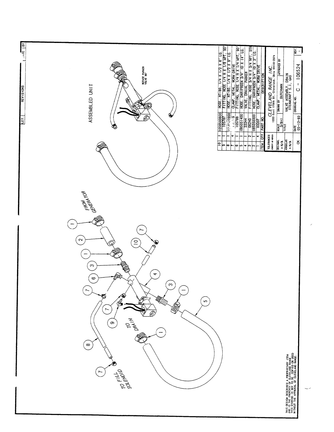 Cleveland Range 21-CGA-5 manual 