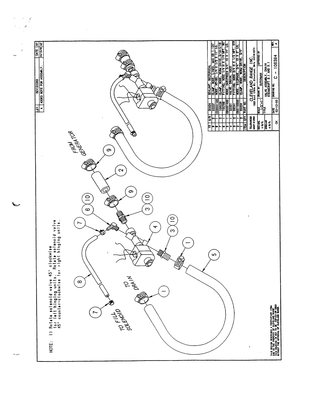 Cleveland Range 21-CGA-5 manual 