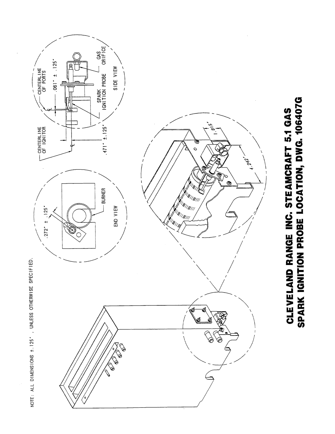 Cleveland Range 21-CGA-5 manual 