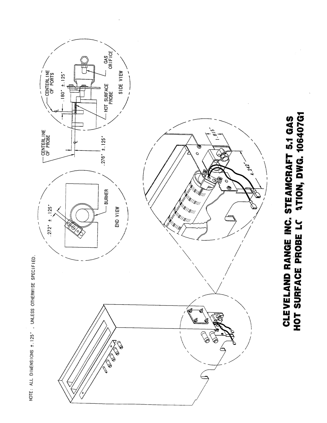 Cleveland Range 21-CGA-5 manual 