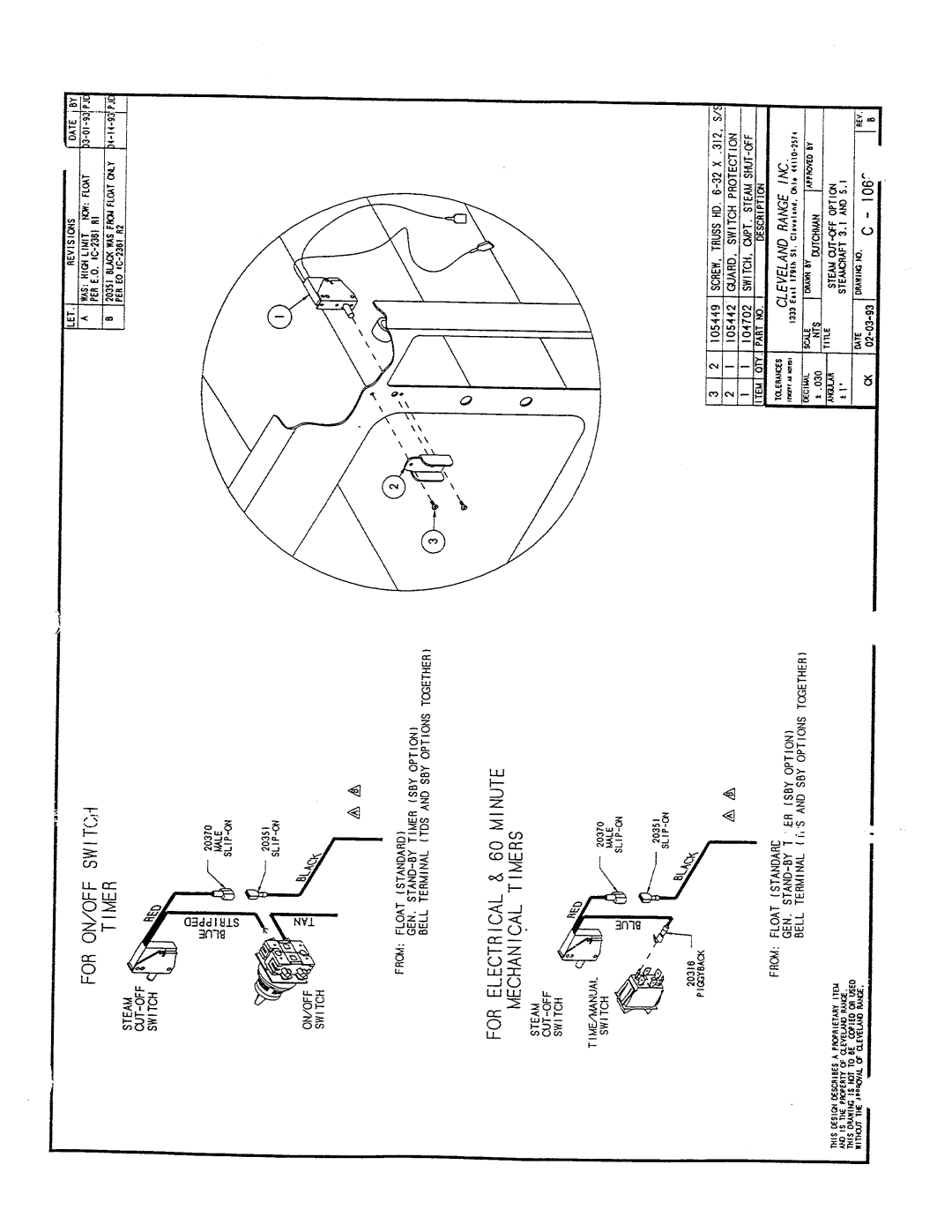 Cleveland Range 21-CGA-5 manual 