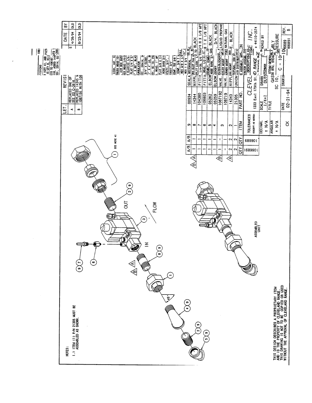 Cleveland Range 24-CGP-10 manual 