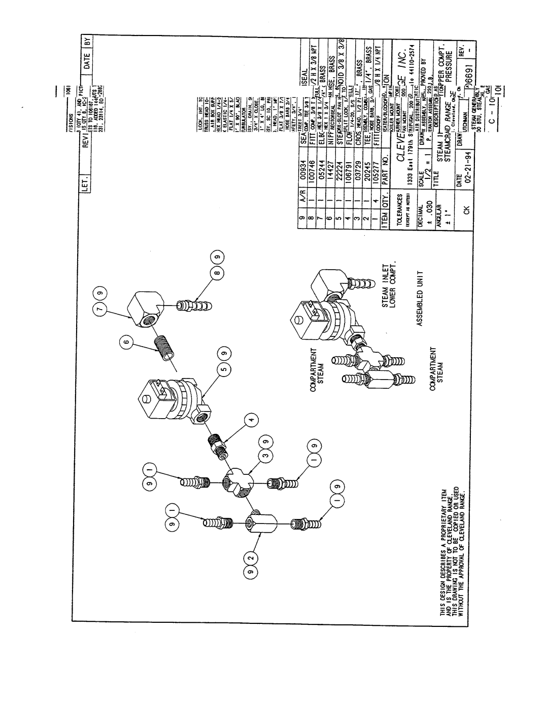 Cleveland Range 24-CGP-10 manual 