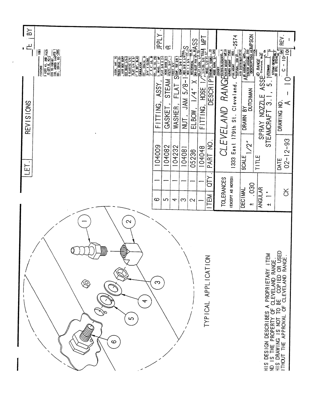 Cleveland Range 24-CGP-10 manual 