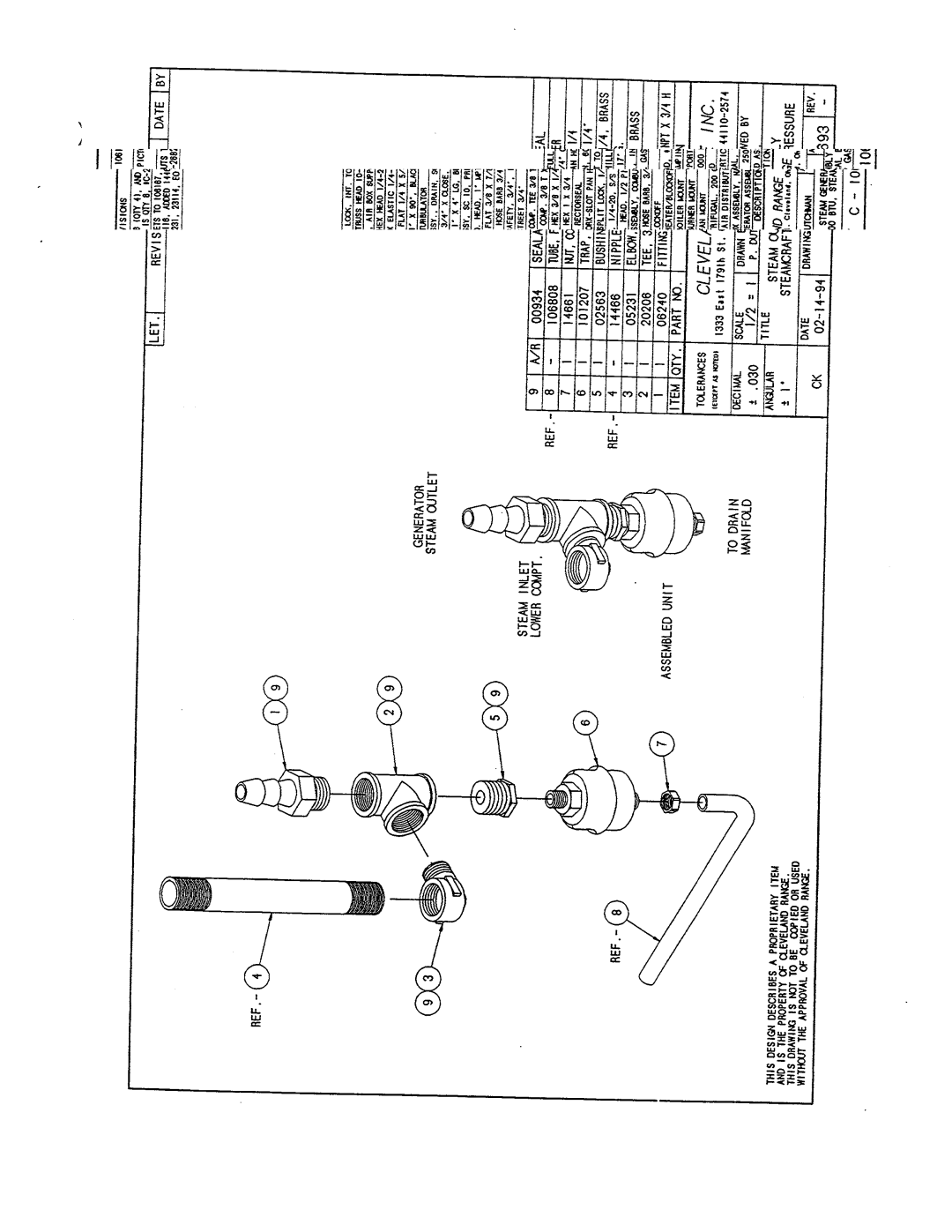 Cleveland Range 24-CGP-10 manual 