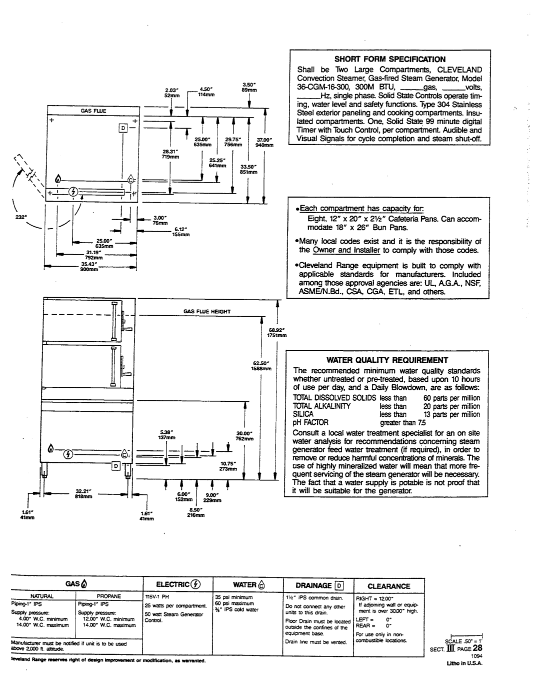 Cleveland Range 36CSM16, 36CGM16, 36CDM16 service manual 