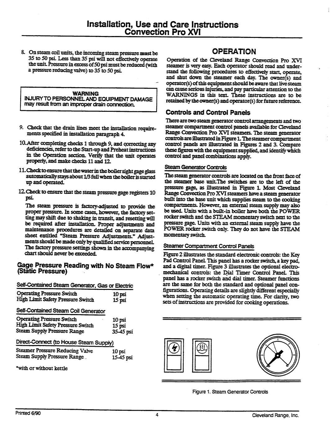 Cleveland Range 36CSM16, 36CGM16, 36CDM16 service manual 