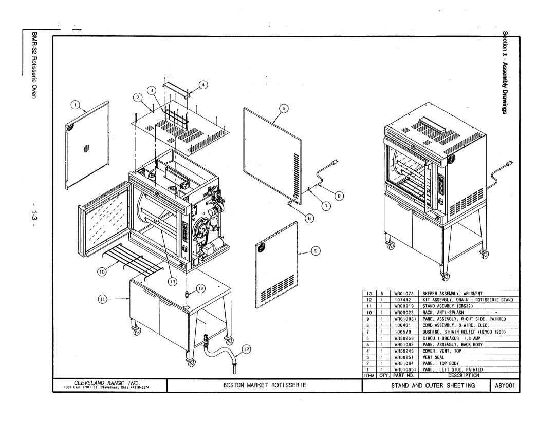 Cleveland Range BMR-32 manual 