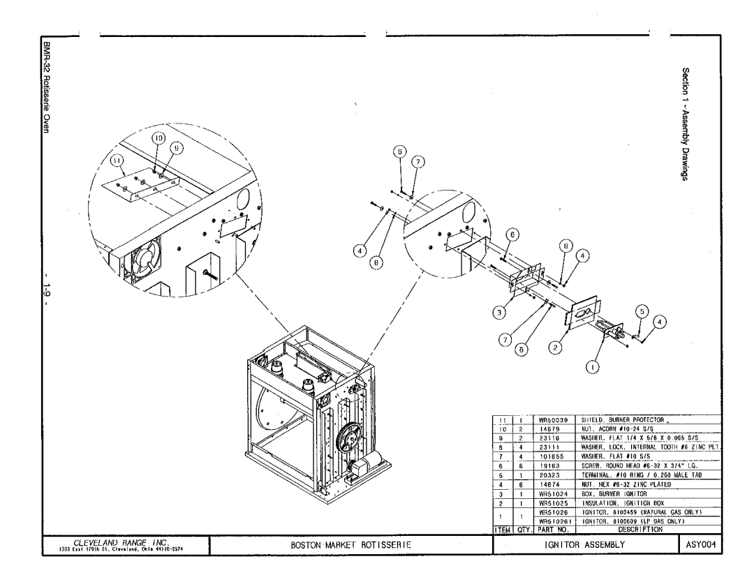 Cleveland Range BMR-32 manual 