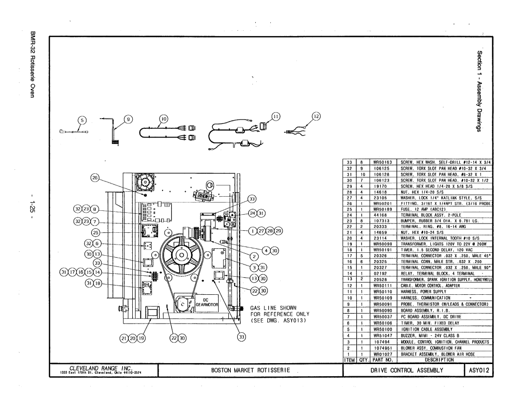 Cleveland Range BMR-32 manual 
