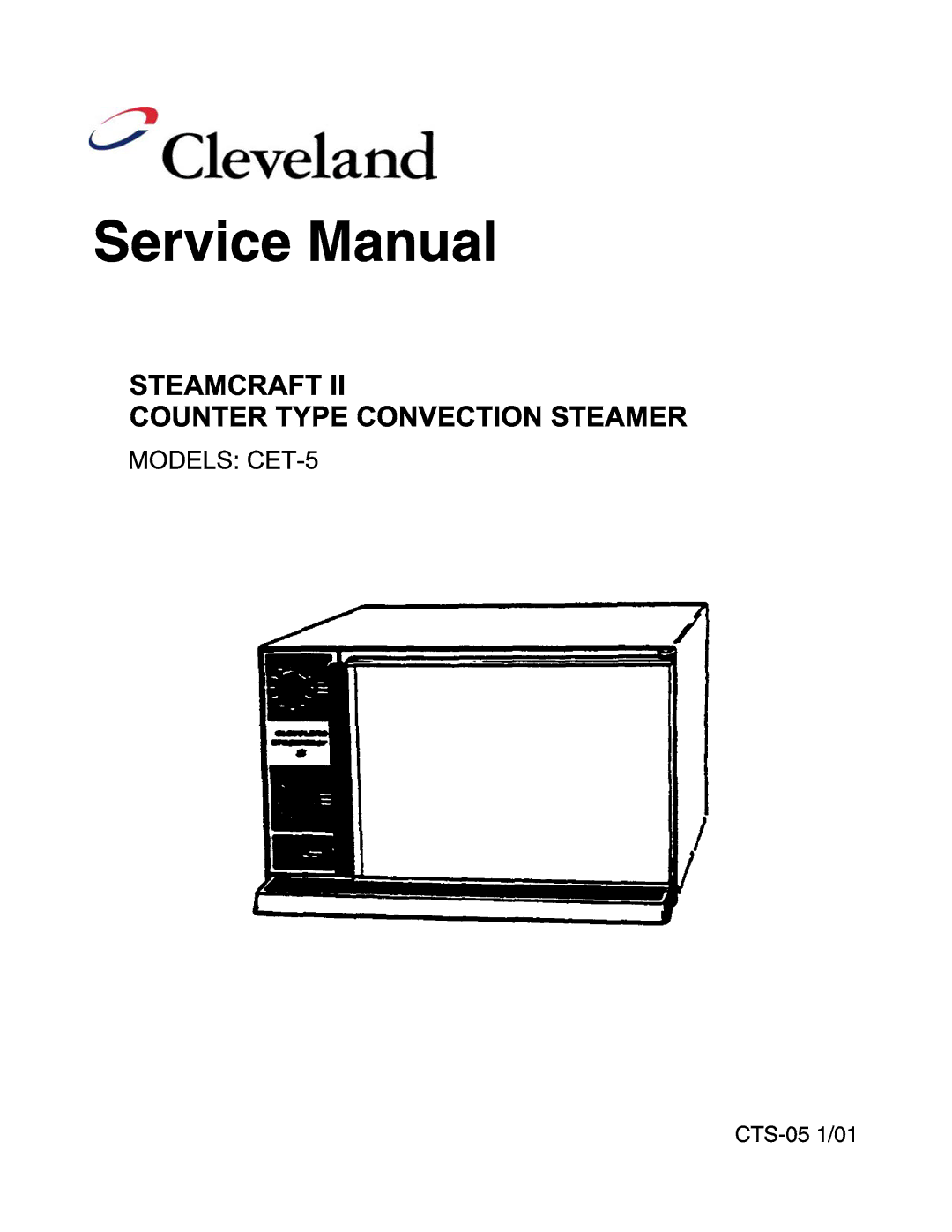 Cleveland Range CET-5 manual 