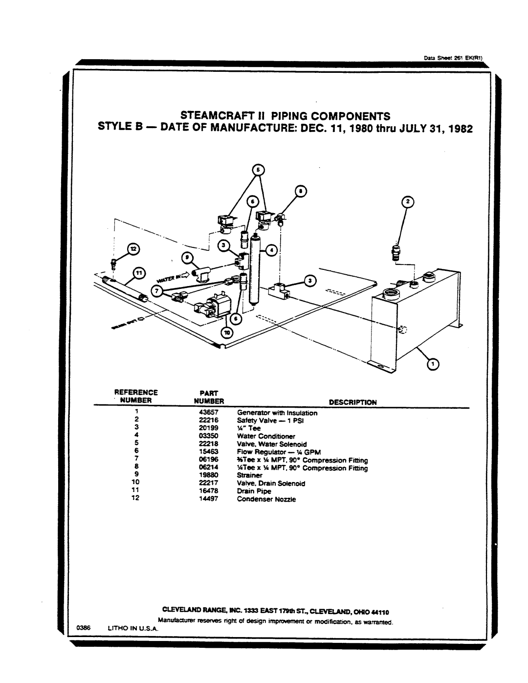 Cleveland Range CET-5 manual 