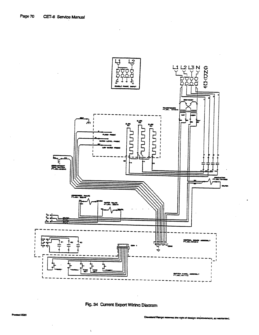 Cleveland Range CET-8 manual 