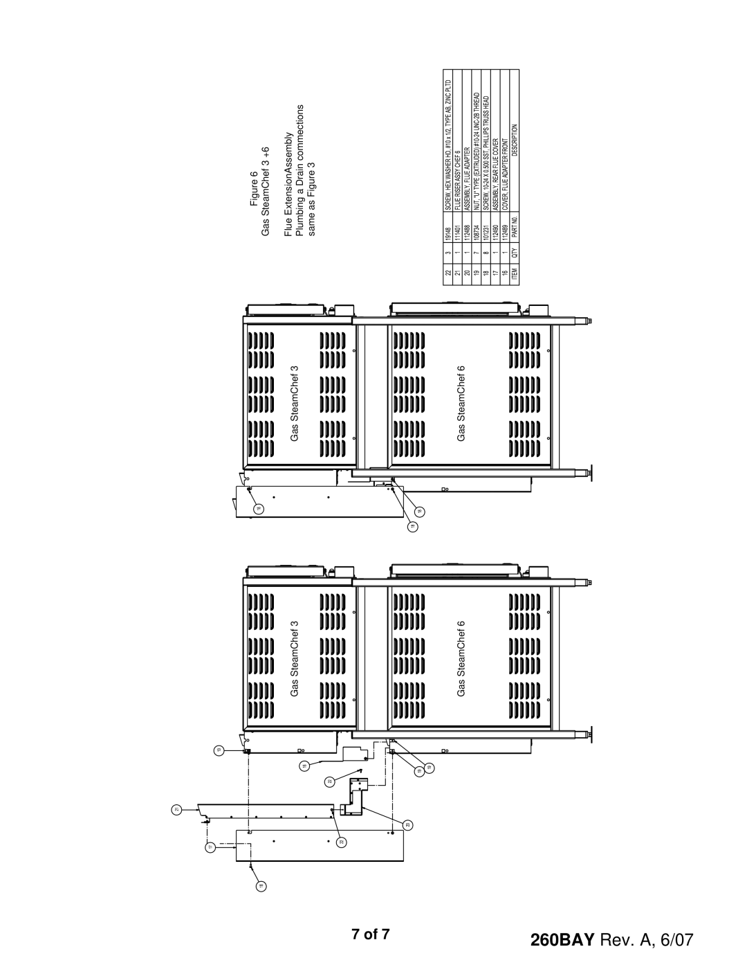 Cleveland Range ffbgf installation instructions 260BAY Rev. A, 6/07 