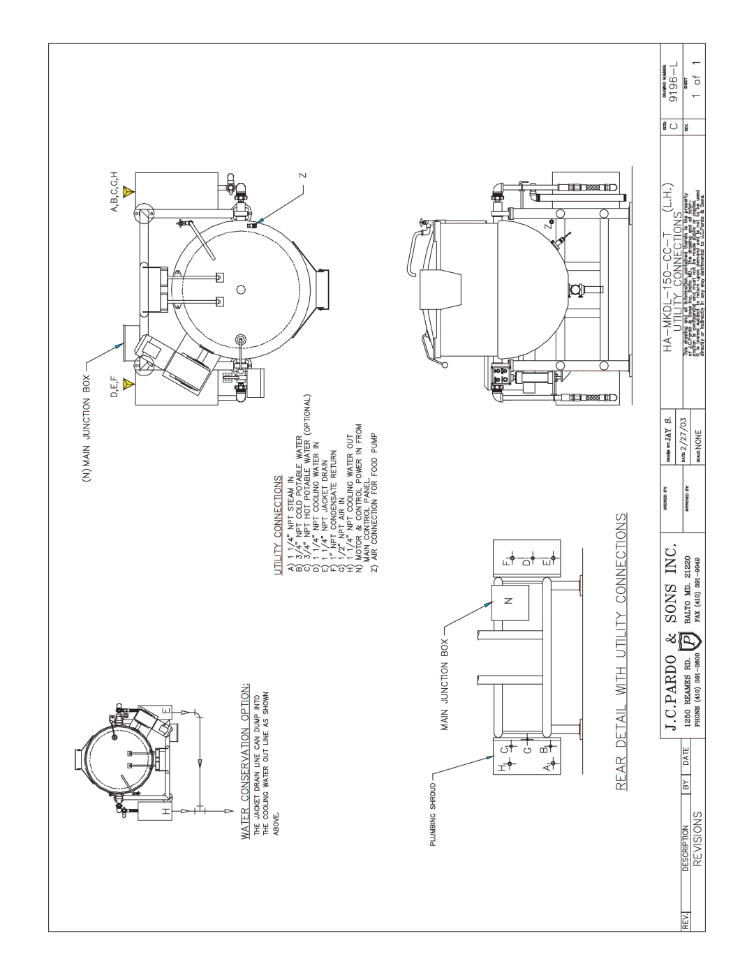 Cleveland Range HA-MKDL-100-CC, HA-MKDL-200-CC, HA-MKDL-300-CC, HA-MKDL-60-CC, HA-MKDL-150-CC specifications 